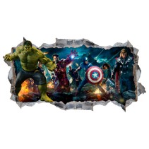 Vinilos decorativos y pegatinas de hulk 3d